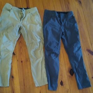 Young MensCargo pants 1tan 1 gray 30x30
